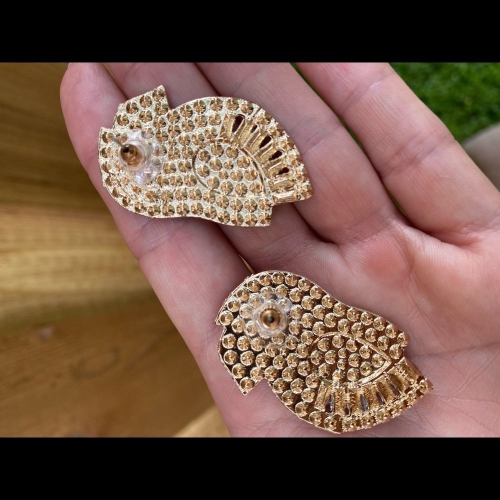 💕Lovebird💕 Rhinestone Earrings from BaubleBar - Picture 4 of 4